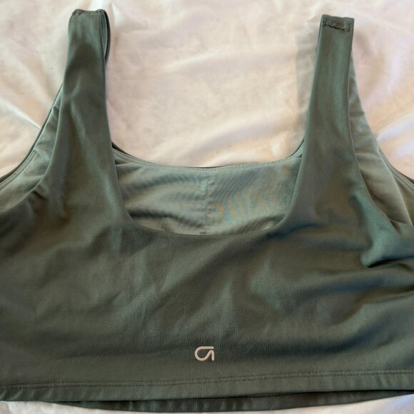 Women's GapFit Eclipse Cropped Cami Long Line Sports Bra - Picture 2 of 4